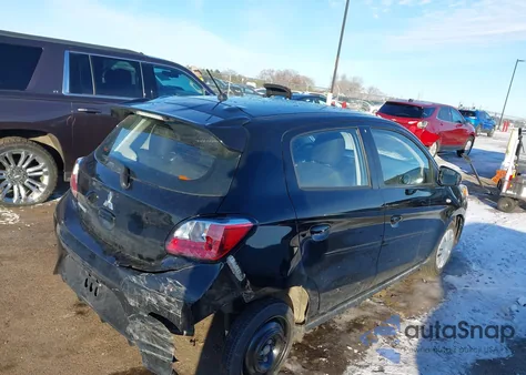 2022 Mitsubishi Mirage Es/Le z USA, uszkodzony, nr VIN ML32AUHJ5NH009086